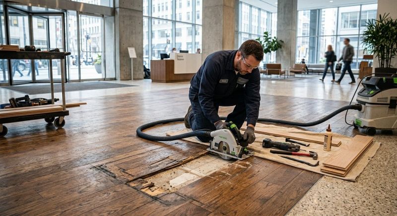 Our team working on Flooring Service projects in Camas, WA