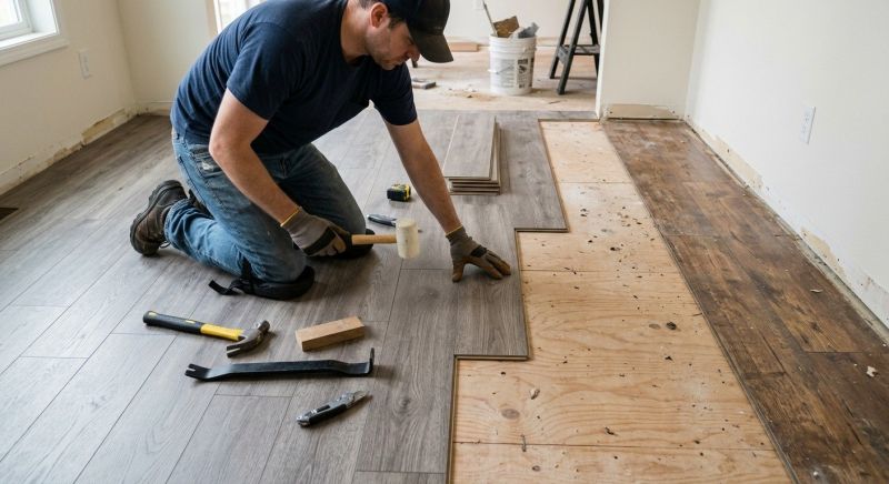 Laminate Floor Replacement in Clackamas County, OR