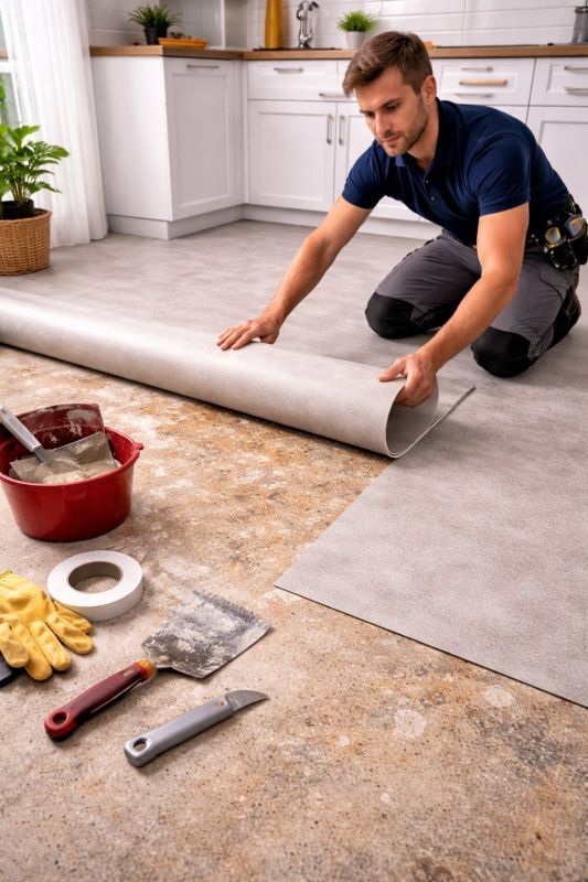 Linoleum Floor Installation in Clackamas County, OR