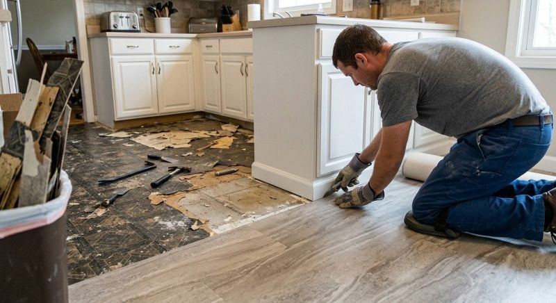 Linoleum Flooring Replacement in Camas, WA