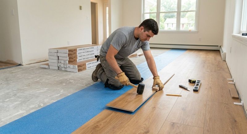 Lvt Flooring Installation in Amboy, WA