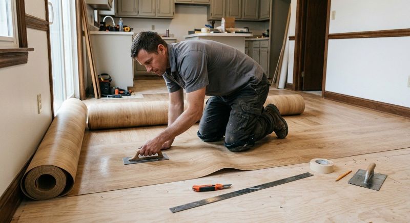 Sheet Flooring Installation in Boring, OR