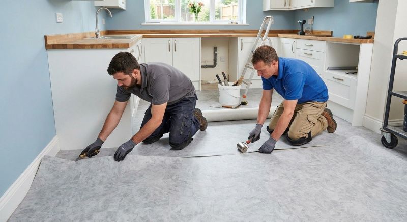 Sheet Linoleum Installation in Camas, WA
