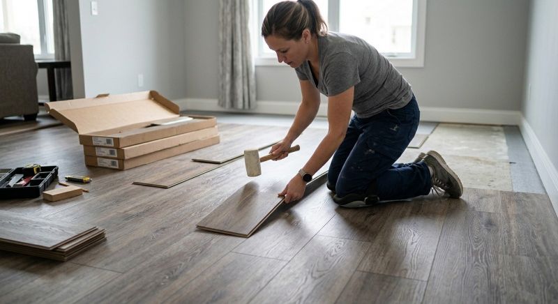 Vinyl Plank Floor Installation in Camas, WA